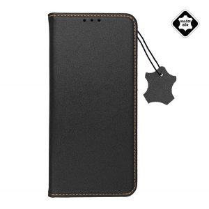 Carcasa in picioare, piele naturala (FLIP, deschidere laterala, functie suport de masa) NEGRU Xiaomi Poco M4 Pro 5G, Xiaomi Redmi Note 11T 5G