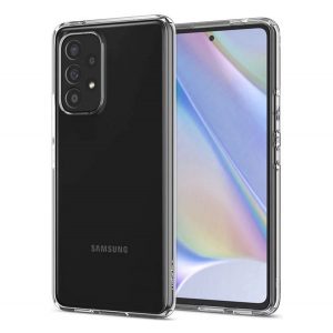 Protector de telefon din silicon SPIGEN LIQUID CRYSTAL (rezistență medie la impact, colț cu pernă de aer) TRANSPARENT Samsung Galaxy A53 (SM-A536) 5G