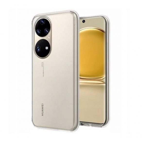 Protector de telefon din silicon (ultra-subtire) TRANSPARENT Huawei P50 Pro