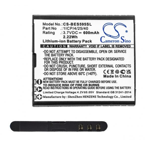 Baterie CAMERON SINO Li-Ion (3,7V/600mAh, compatibil Bea-fon 1ICP/4/25/40)