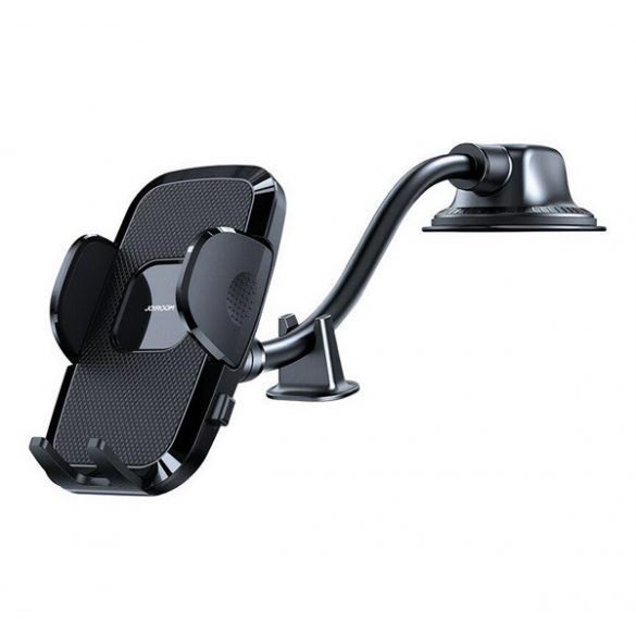 Suport auto JOYROOM (pentru bord, ventuză, automat, reglabil, braț lung, dimensiune 4,7-6,9") NEGRU