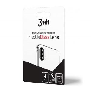 3MK LENS PROTECTION sticlă de protecție pentru cameră 4buc (flexibil, rezistent la zgârieturi, ultra-subțire, 0.2mm, 7H) TRANSPARENT Apple iPhone XR 6.1