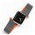 Curea de schimb DUX DUCIS (dimensiune personalizată, mică, silicon, efect piele, magnetică) GRI/ORANGE Apple Watch Series 2 38 mm, Apple Watch Series 3 38 mm, Apple Watch Series 4 40 mm, Apple Watch Series 5 40 mm, Apple Watch Series 6 40 mm, Apple 