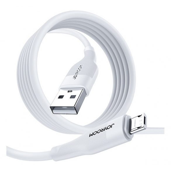 Cablu de date JOYROOM M12 (USB - microUSB, 3A, 100cm, anti-rupere) ALB