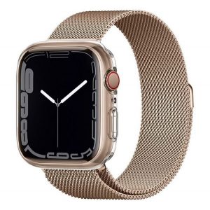 Cadru de ceas din silicon SPIGEN LIQUID CRYSTAL (rezistență la șocuri, succesorul lui 062CS24473) TRANSPARENT Apple Watch Series 4 44mm, Apple Watch Series 5 44mm, Apple Watch Series 6 44mm, Apple Watch Series SE 44mm, Apple Watch Series 7 45mm