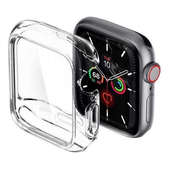 Cadru de ceas din plastic SPIGEN ULTRA HYBRID (rezistență la impact) TRANSPARENT Apple Watch Series 4 40mm, Apple Watch Series 5 40mm