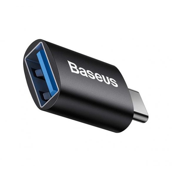 Adaptor BASEUS INGENUITY (priză USB - Type-C, conexiune USB/pendrive, OTG) NEGRU