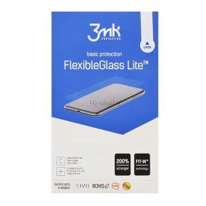 Sticlă de protecție pentru ecran 3MK FLEXIBLE GLASS LITE (2.5D, flexibilă, margine rotunjită, ultra-subțire, 0,16 mm, 6H) TRANSPARENT Realme 9 5G