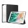 DUX DUCIS TOBY Husă în picioare, efect piele (FLIP activ, deschidere laterală, TRIFOLD, suport Apple Pencil) NEGRU Apple IPAD 9.7 (2017) , Apple IPAD 9.7 (2018)