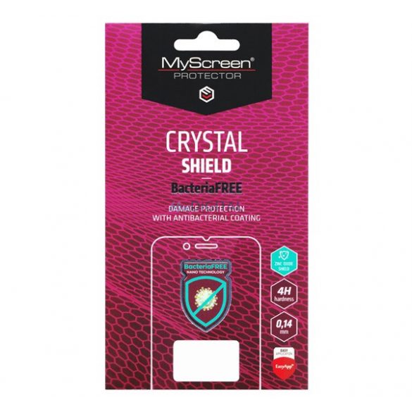 Film protector ecran MYSCREEN CRYSTAL BacteriaFREE (antibacterian, 4H, NU curbat) TRANSPARENT Xiaomi Redmi 10C