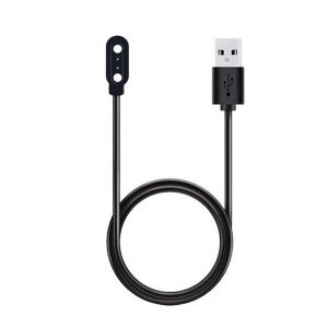 Cablu de încărcare USB (magnetic, 100cm) NEGRU Haylou LS02 Pro, LS01, LS02