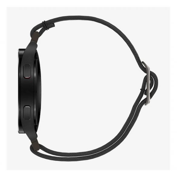 Curea de rezervă SPIGEN LITE FIT (dimensiune personalizată, textil) NEGRU Samsung Galaxy Watch 4 40 mm (SM-R860), Samsung Galaxy Watch 4 44 mm (SM-R870), Samsung Galaxy Watch 46 mm (SM-R800N), Samsung Galaxy Watch 4 eSIM 40 mm (SM-R865), Samsung