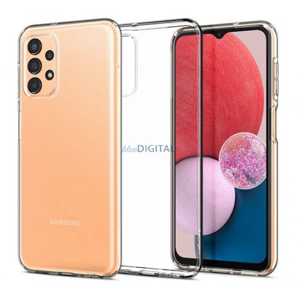 Protectie de telefon din silicon SPIGEN LIQUID CRYSTAL (rezistenta la impact mediu, colt cu perna de aer) TRANSPARENT Samsung Galaxy A13 4G (SM-A135F / A137F)