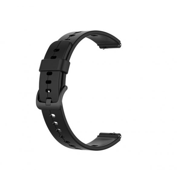 Curea (dimensiune personalizată, silicon, reglabilă) negru Huawei TalkBand B6, Huawei TalkBand B3