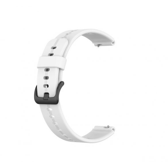 Curea de rezervă (dimensiune personalizată, silicon) ALB Huawei TalkBand B6, Huawei TalkBand B3