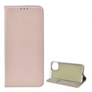   Husă în picioare, efect piele (FLIP, deschidere laterală, funcție de suport pentru birou) ROSE GOLD Apple iPhone 14