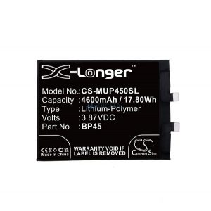 Baterie CAMERON SINO Li-Polymer (3.87V/4600mAh, compatibil cu Xiaomi BP45) NEGRU Xiaomi 12 Pro