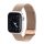 Curea de schimb DUX DUCIS (dimensiune personalizată, mare, aluminiu, milaneză, magnetică) GOLD Apple Watch Series SE 44mm, Apple Watch Series 2 42mm, Apple Watch Series 3 42mm, Apple Watch Series 4 44mm, Apple Watch Series 5 44mm, Apple Watch Series