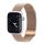 Curea de schimb DUX DUCIS (dimensiune personalizată, mică, aluminiu, milaneză, magnetică) GOLD Apple Watch Series SE 40 mm, Apple Watch Series 7 41 mm, Apple Watch Series 6 40 mm, Apple Watch Series 5 40 mm, Apple Watch Series 4 40 mm, Apple Watch S