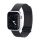 Curea de schimb DUX DUCIS (dimensiune personalizată, mică, aluminiu, milaneză, magnetică) NEGRU Apple Watch Series SE 40 mm, Apple Watch Series 2 38 mm, Apple Watch Series 3 38 mm, Apple Watch Series 4 40 mm, Apple Watch Series 5 40 mm, Apple Watch 