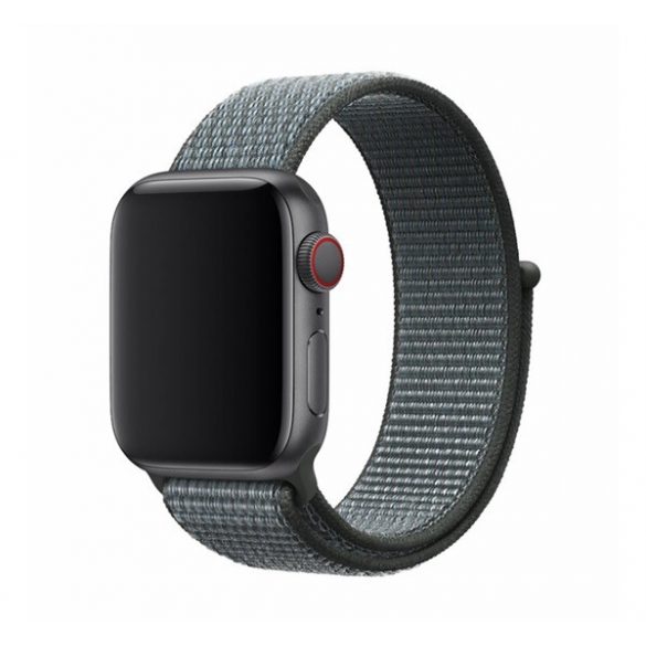 Curea de rezervă DEVIA DELUXE SPORT3 (dimensiune personalizată, mare, textilă, reglabilă) GR ÎNCHIS Apple Watch Series 1 42mm, Apple Watch Series 2 42mm, Apple Watch Series 3 42mm, Apple Watch Series 4 44mm, Apple Watch Series 5 44mm, Apple Watch Se