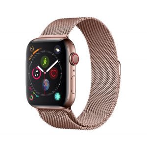 Curea de schimb DEVIA ELEGANT (dimensiune personalizată, mare, metal, curea Milan, magnetică) ROSE GOLD Apple Watch Series 1 42mm, Apple Watch Series 2 42mm, Apple Watch Series 3 42mm, Apple Watch Series 4 44mm, Apple Watch Series 5 44mm, Apple Ceas