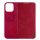 Husa NILLKIN QIN PRO in picioare, efect piele (FLIP, deschidere laterala, suport card bancar, protectie camera) RED Apple iPhone 14 Pro