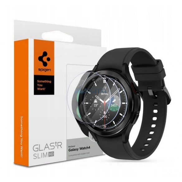 SPIGEN TR SLIM HD sticla de protectie pentru ecran 3 buc (2.5D, 9H) TRANSPARENT Samsung Galaxy Watch 4 Classic 42 mm (SM-R880)