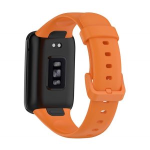 Curea de schimb (dimensiune personalizata, silicon) PORTOCALIU Xiaomi Mi Band 7 Pro