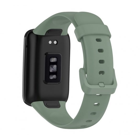 Curea de schimb (dimensiune personalizată, silicon) VERDE DESCHIS Xiaomi Mi Band 7 Pro