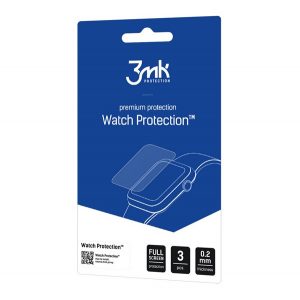 Film protector ecran 3MK WATCH PROTECTION 3buc (ecran complet, ultra-subțire, 0,2 mm, PET) TRANSPARENT Samsung Galaxy Watch 3 45 mm (SM-R840)