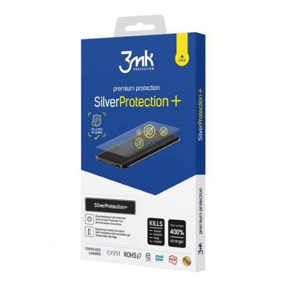 Film protector ecran 3MK SILVER PROTECTION+ (antibacterian, auto-vindecător, NU curbat, 0,21 mm) TRANSPARENT Apple iPhone 12 mini