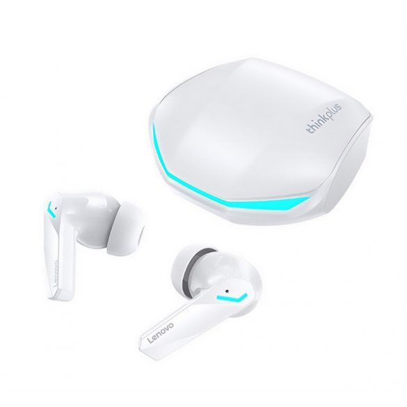 LENOVO THINKPLUS GM2 PRO căști bluetooth Stereo (v5.3, TWS, microfon, anulare activă a zgomotului + încărcător) ALB