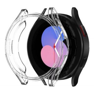 Cadru de ceas din plastic SPIGEN ULTRA HYBRID (rezistență la impact, succesorul ACS03476) TRANSPARENT Samsung Galaxy Watch 4 40mm (SM-R860), Samsung Galaxy Watch 4 eSIM 40mm (SM-R865), Samsung Galaxy Watch 5 eSIM 40mm (SM-R905)