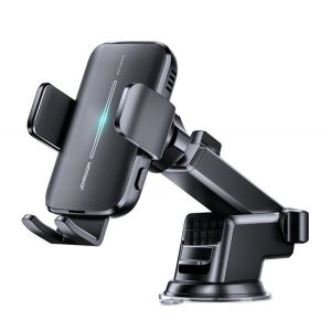 Suport auto JOYROOM (15W, ventuză, bord, automat, wireless, dimensiune 4,7-6,8") NEGRU