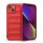 Protector de telefon din silicon (rezistenta la impact mediu, protectie camera, model 3D) RED Apple iPhone 14 Plus