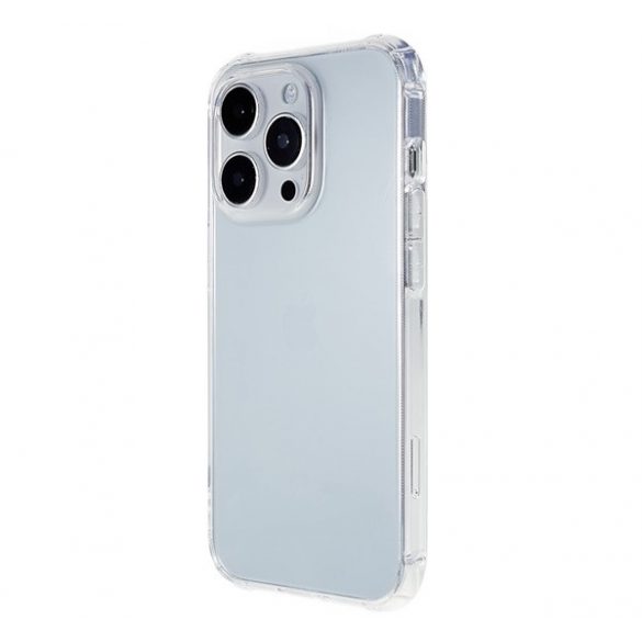 Protectie din silicon pentru telefon (rezistenta medie la impact, colt cu perna de aer) TRANSPARENT Apple iPhone 14 Pro