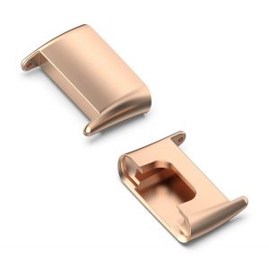 Adaptor conector curea ceas (dimensiune personalizată, 1 pereche, convertor, metal, 18mm) ROSE GOLD Xiaomi Mi Band 7 Pro