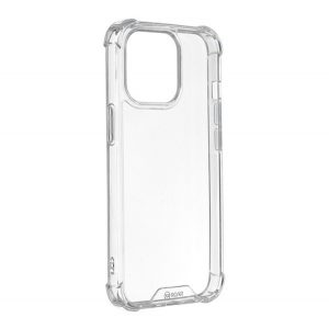 Protectie de telefon din plastic ROAR JELLY ARMOR (cadru din silicon, rezistenta medie la impact, colt cu perna de aer) TRANSPARENT Apple iPhone 14 Plus