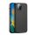 Protectie de telefon din plastic DUX DUCIS GRIT (rezistenta medie la impact, efect piele ECO, compatibil Magsafe, QI Wireless) NEGRU Apple iPhone 14