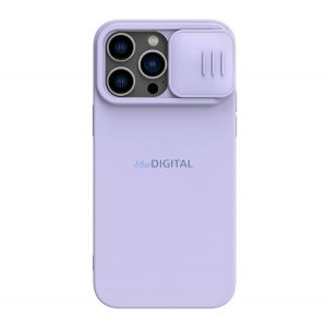 Protector de telefon din silicon NILLKIN CAMSHIELD SILKY MAGNETIC (magnetic, interior de pluș, protecție camerei, ecologic) PURPLE Apple iPhone 14 Pro Max