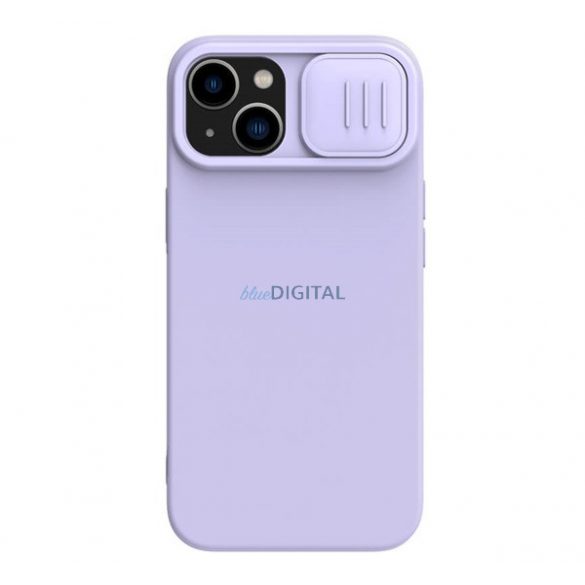 Protector de telefon din silicon NILLKIN CAMSHIELD SILKY MAGNETIC (magnetic, interior de pluș, protecție camerei, ecologic) PURPLE Apple iPhone 14 Plus