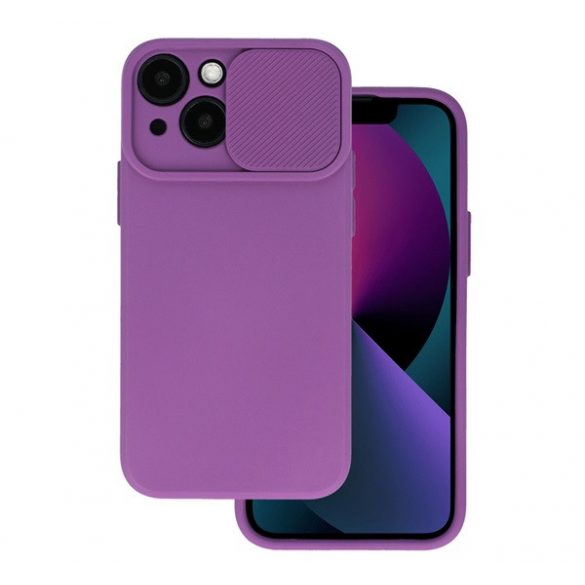 Protector din silicon pentru telefon (mat, interior din microfibră de pluș, protecție pentru cameră) PURPLE Samsung Galaxy A33 5G (SM-A336)