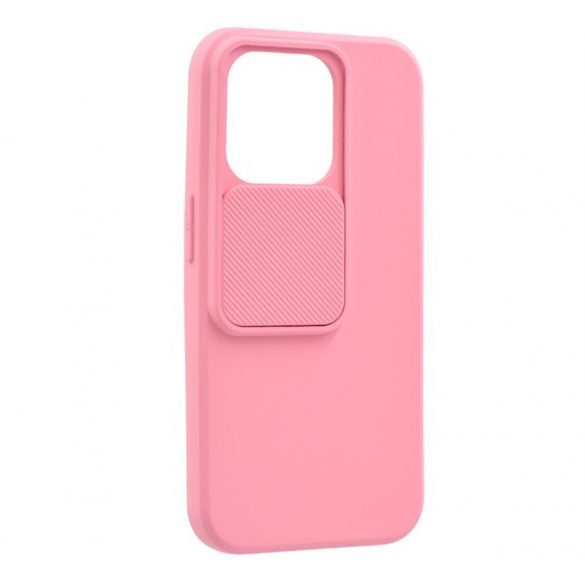 Protectie de telefon din silicon (mat, interior din microfibra plus, protectie camera) ROZ Apple iPhone 14 Pro