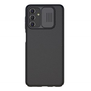 Protectie de telefon din plastic NILLKIN CAMSHIELD (cadru din silicon, rezistenta medie la impact, protectie camera, dungi) NEGRU Samsung Galaxy A04s (SM-A047F), Samsung Galaxy A13 5G (SM-A136)