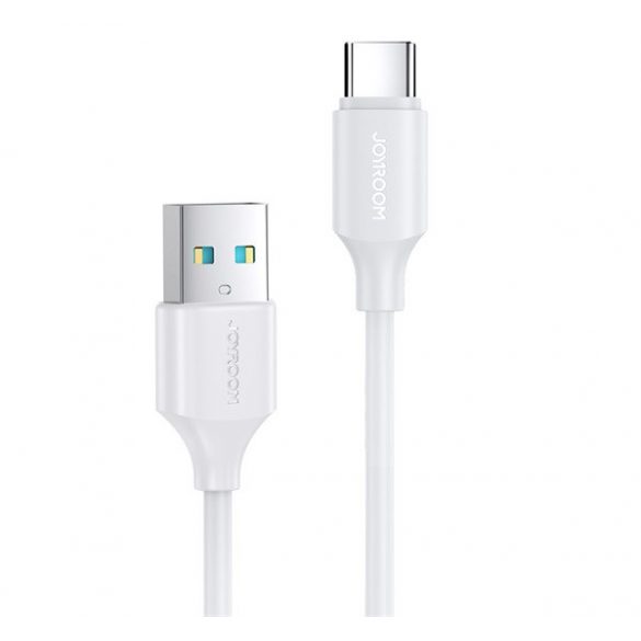 JOYROOM cablu de date (USB - Tip-C, 3A, încărcător rapid PD, 25cm) ALB