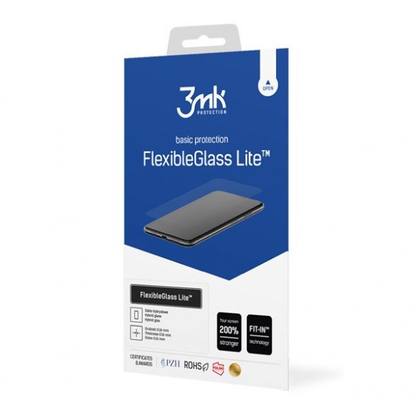 Sticlă de protecție pentru ecran 3MK FLEXIBLE GLASS LITE (2.5D, flexibilă, ultra-subțire, 0.16mm, 6H) TRANSPARENT Samsung Galaxy Tab S8 Ultra WIFI (SM-X900), Samsung Galaxy Tab S8 Ultra LTE (SM-X906)