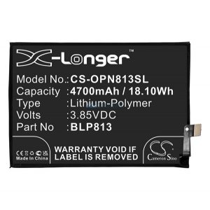 Baterie CAMERON SINO Li-Polymer (3,85V/4700mAh, compatibil Oneplus BLP813) NEGRU OnePlus Nord N100