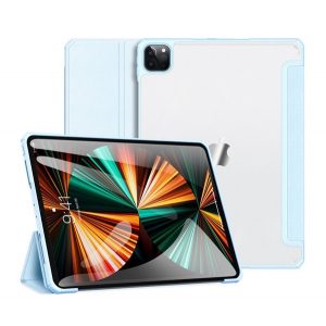 Husă DUX DUCIS COPA în picioare, efect piele (FLIP activ, deschidere laterală, TRIFOLD, suport de masă) ALBASTRU DESCHIS Apple IPAD Air 13 (2024), IPAD Pro 12.9 (2022), IPAD Pro 12.9 (2018)