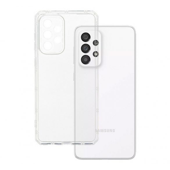 Protectie din silicon pentru telefon (rezistenta la impact, cadru perna de aer) TRANSPARENT Samsung Galaxy A33 5G (SM-A336)